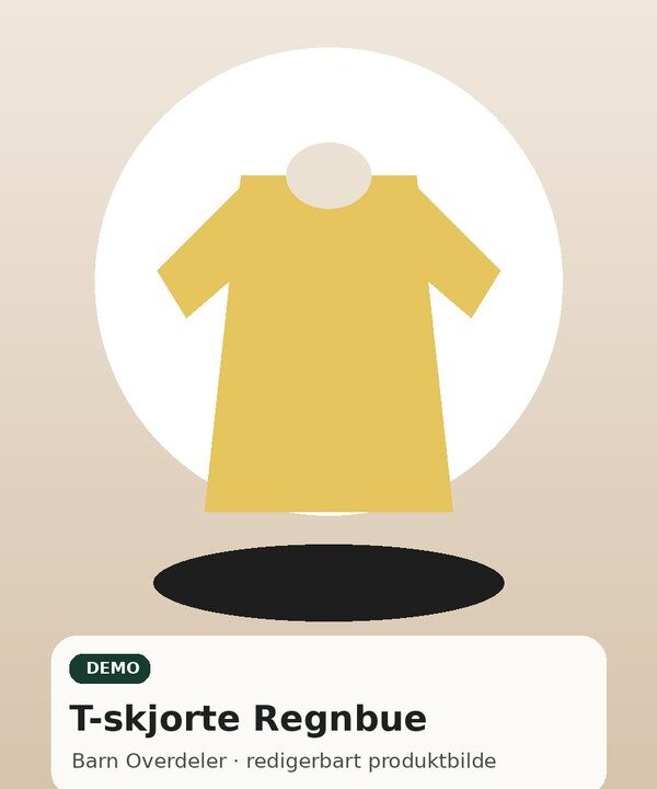 T-skjorte Regnbue