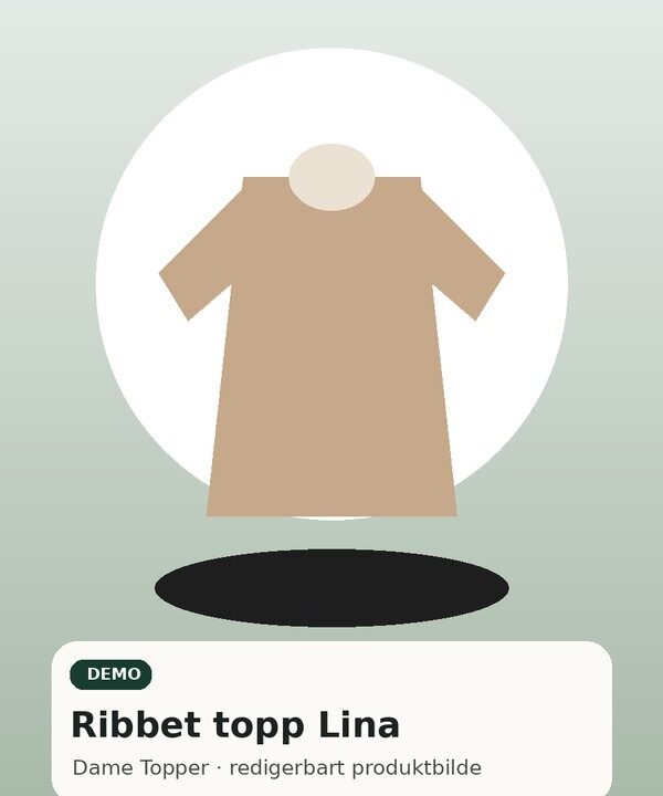 Ribbet topp Lina